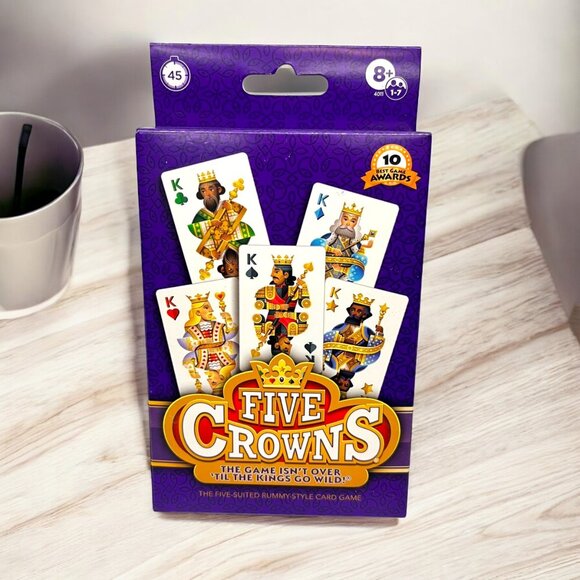 Five Crowns 5-Suited Rummy-Style Card Game For Ages 8+ - Picture 1 of 2